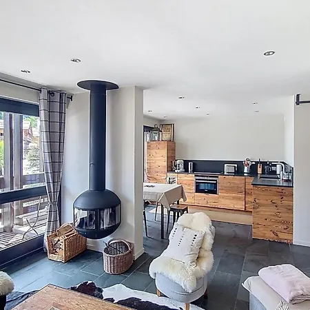 6279, Lumineux A Proximite Des Pistes -3 Et Cheminee Apartment Megève